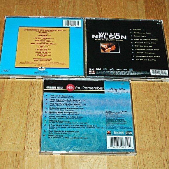 Classic Country Music CDS Lot of 3 Nelson Statler Cline - Picture 2 of 9